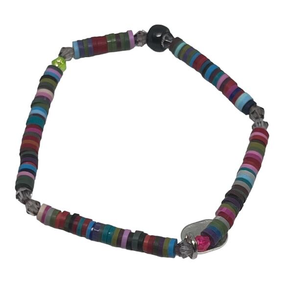 Football Fan Friendship Unique Tiny Heishi Beads Handmade Bracelets Multi Color - Picture 4 of 6